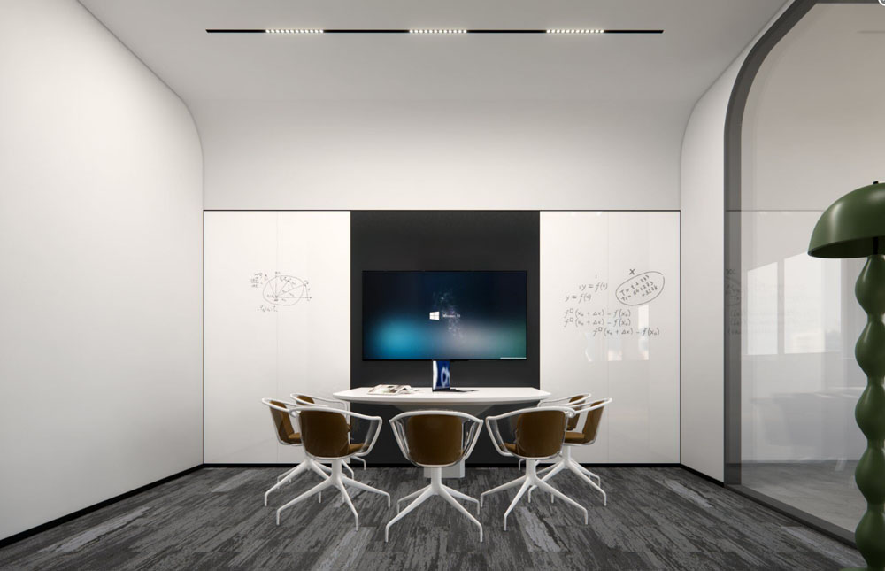 1600平方鄭州辦公樓設計方案+裝修施工