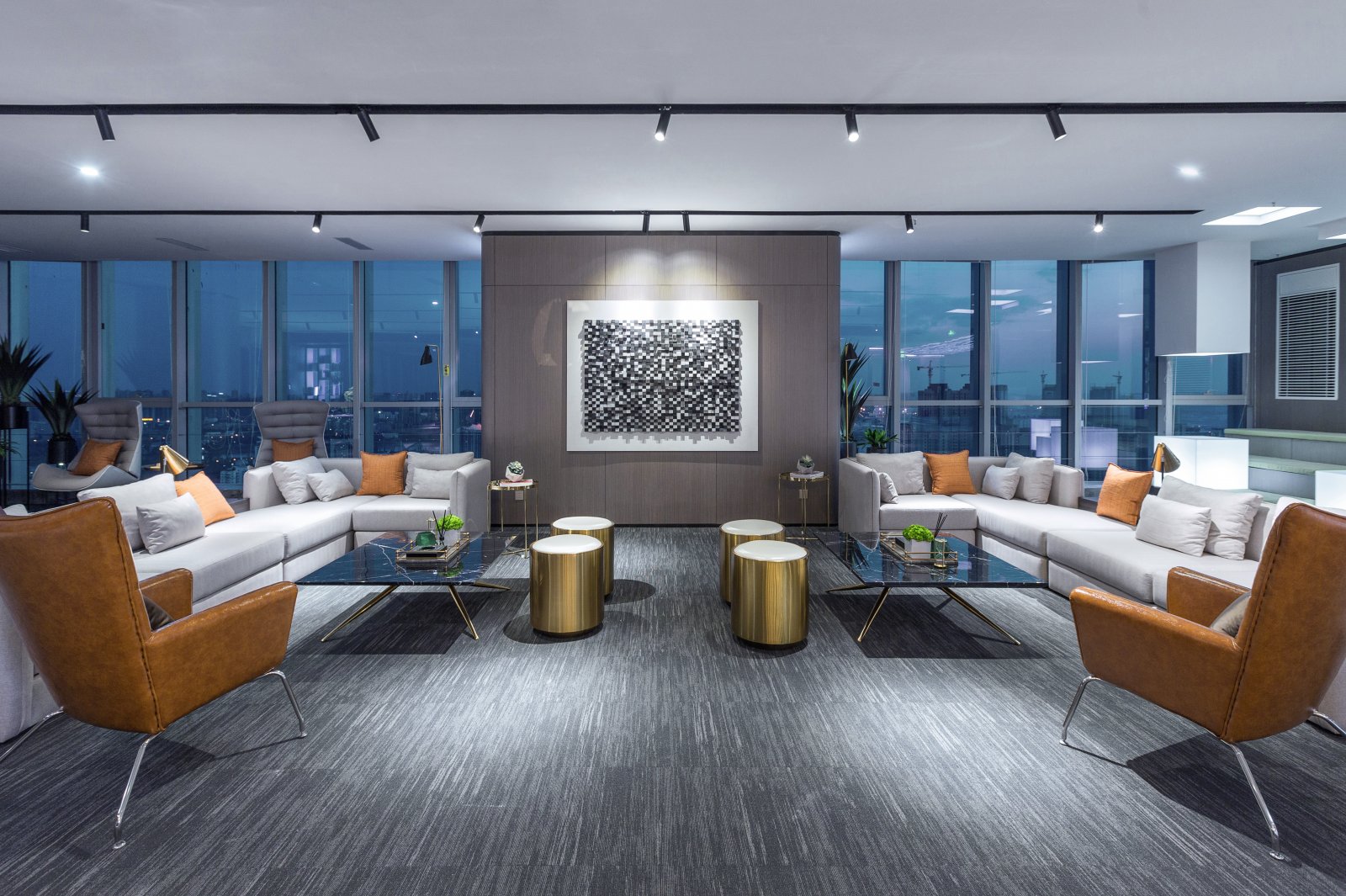 650平米鄭州辦公室裝修效果圖