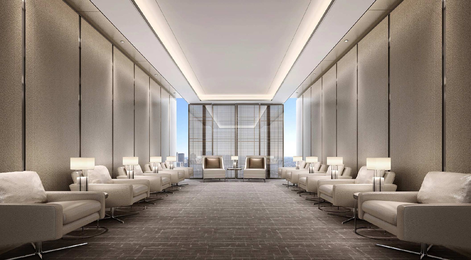 2000平米新鄭辦公樓裝修設計效果圖