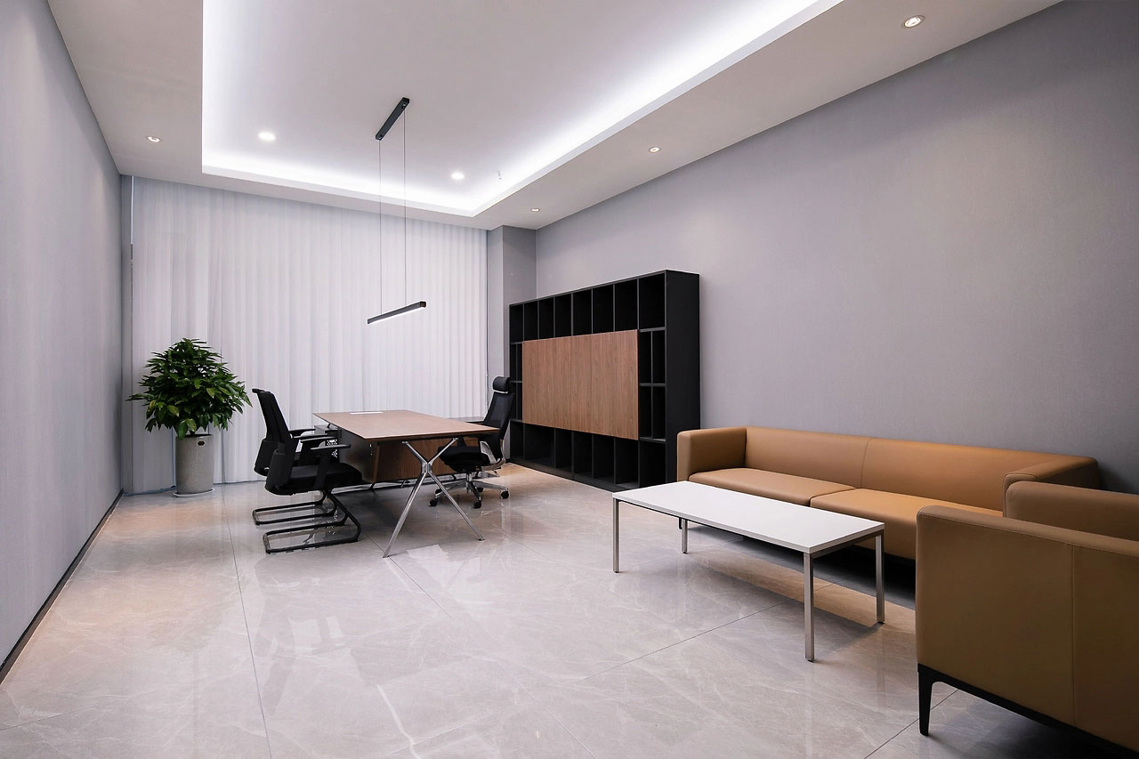 360平米鄭州辦公室設計施工效果圖