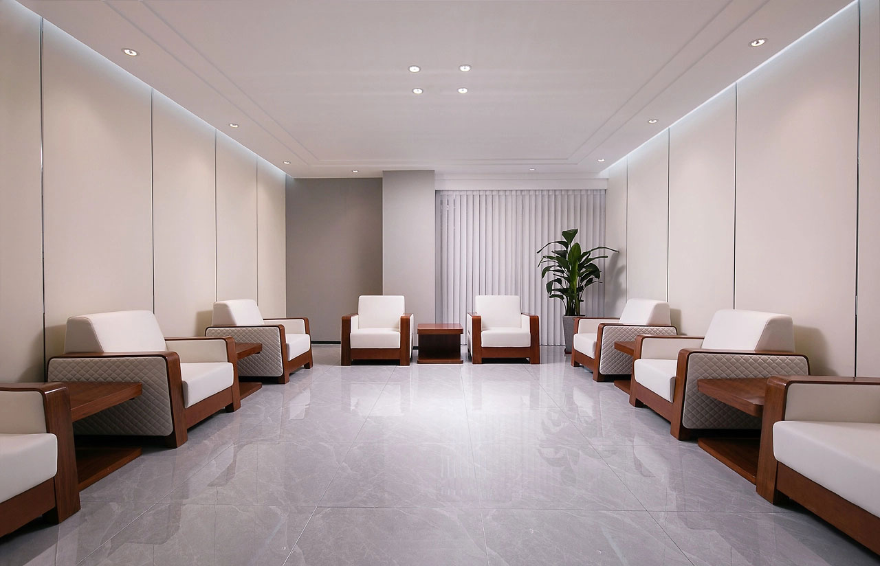 360平米鄭州辦公室設計施工效果圖