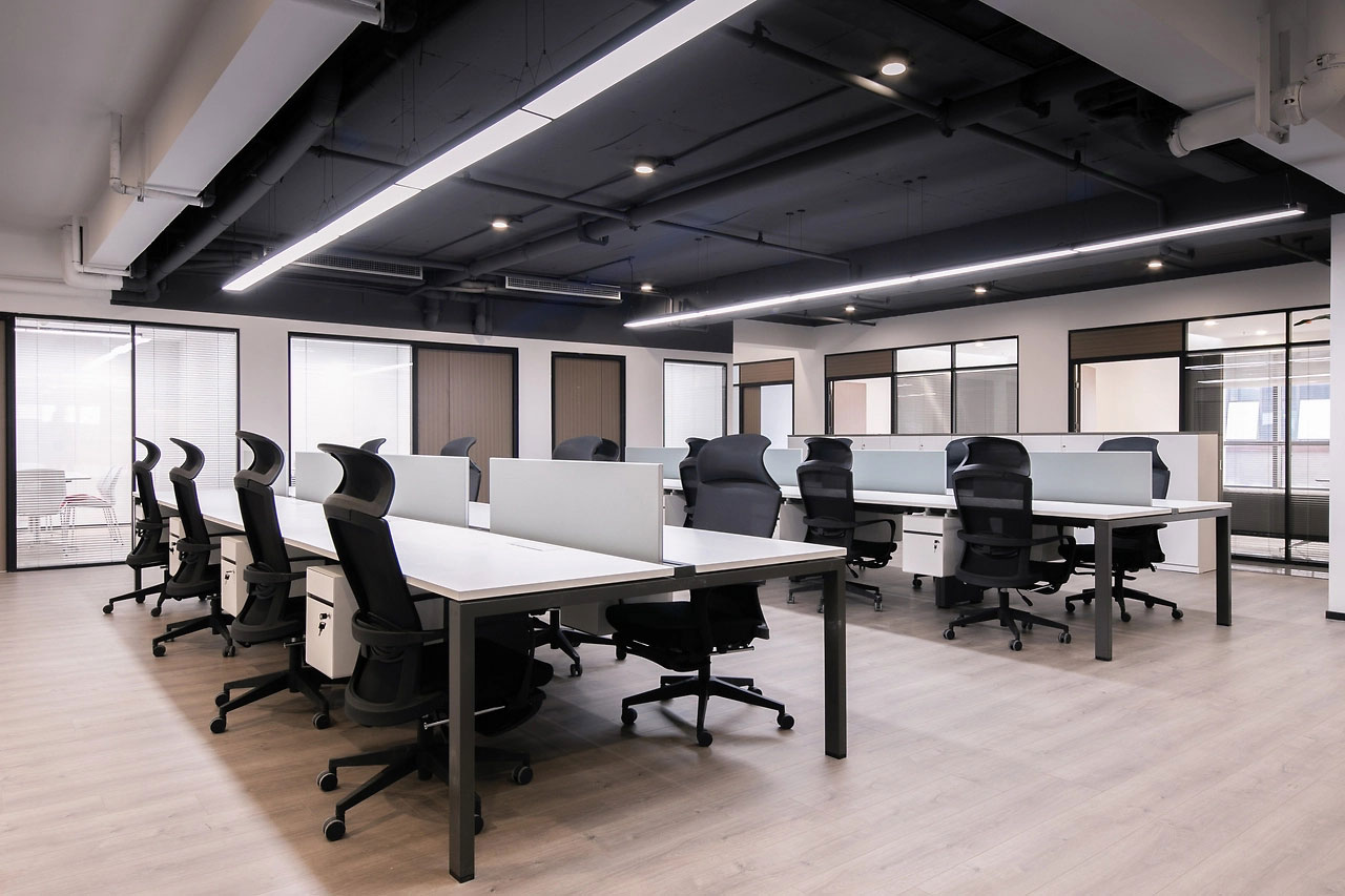 360平米鄭州辦公室設計施工效果圖