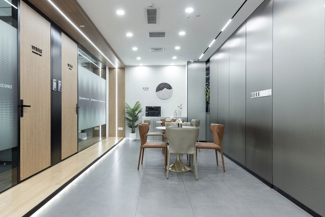 300平米企業(yè)辦公室裝修設計效果圖