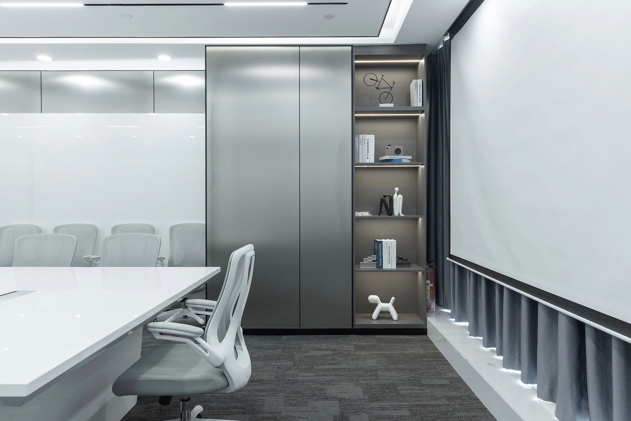 300平米企業(yè)辦公室裝修設計效果圖